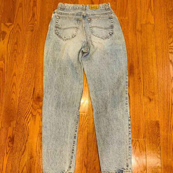 Vintage Lee Deadstock Denim Blue Jeans Women’s Made In USA NEW - Picture 6 of 12